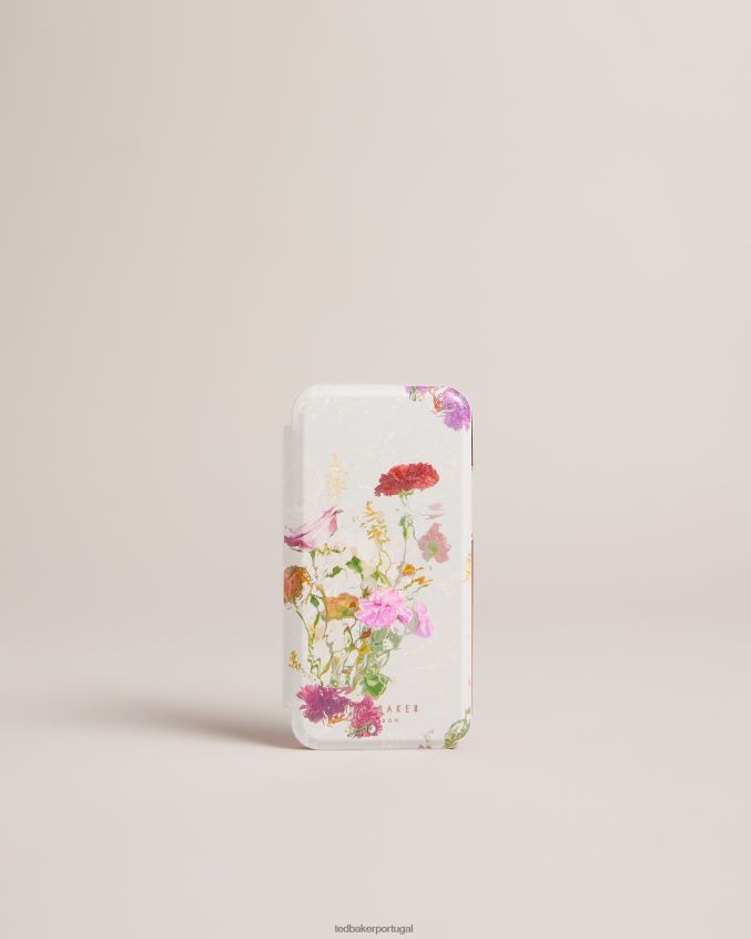 artigos para casa Ted Baker capa espelhada gwladus aquarela floral para iphone 12 e 12 pro Rosa pálido coleção 8X6HDF2102