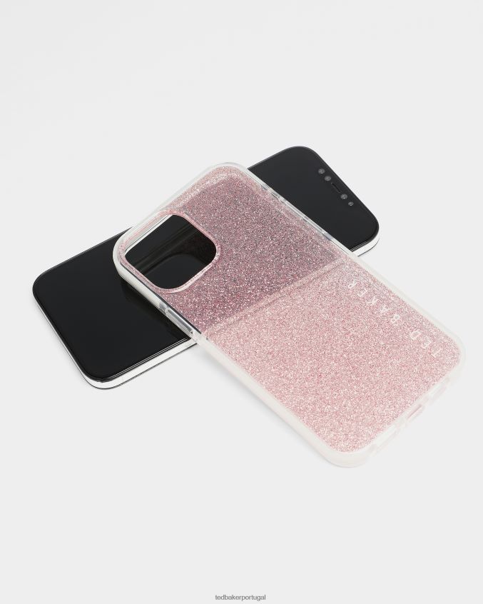 artigos para casa Ted Baker capa rossiy glitter antishock iphone 12 pro max bebê Rosa coleção 8X6HDF2116