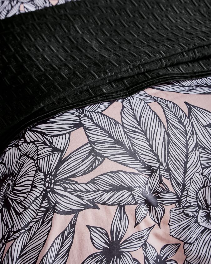 artigos para casa Ted Baker conjunto de capa de edredom completa/queen nanyue vietnã luz rosa coleção 8X6HDF2096