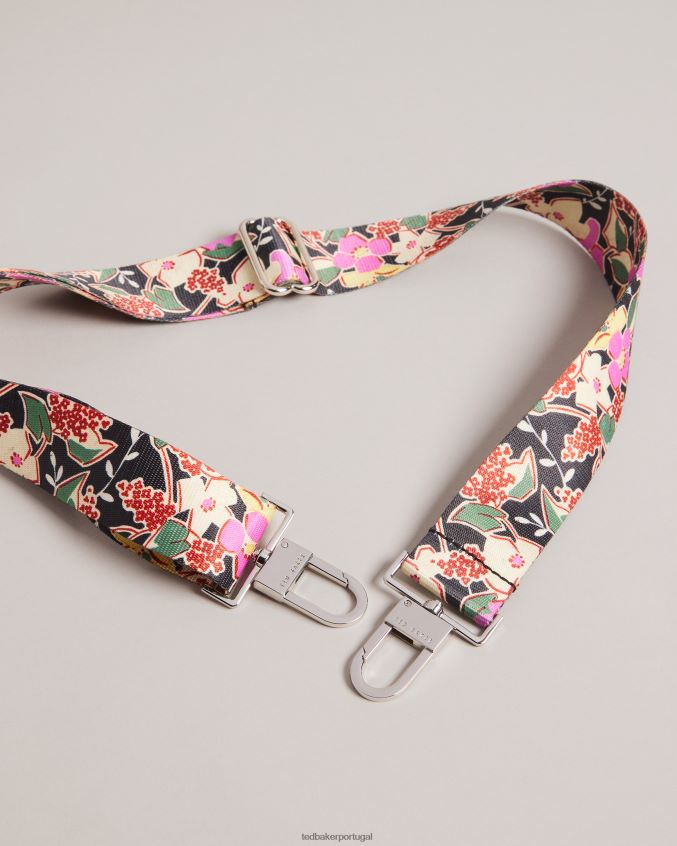 presentes Ted Baker Conjunto de pulseira e chaveiro impresso eemmaay preto mulheres 8X6HDF949