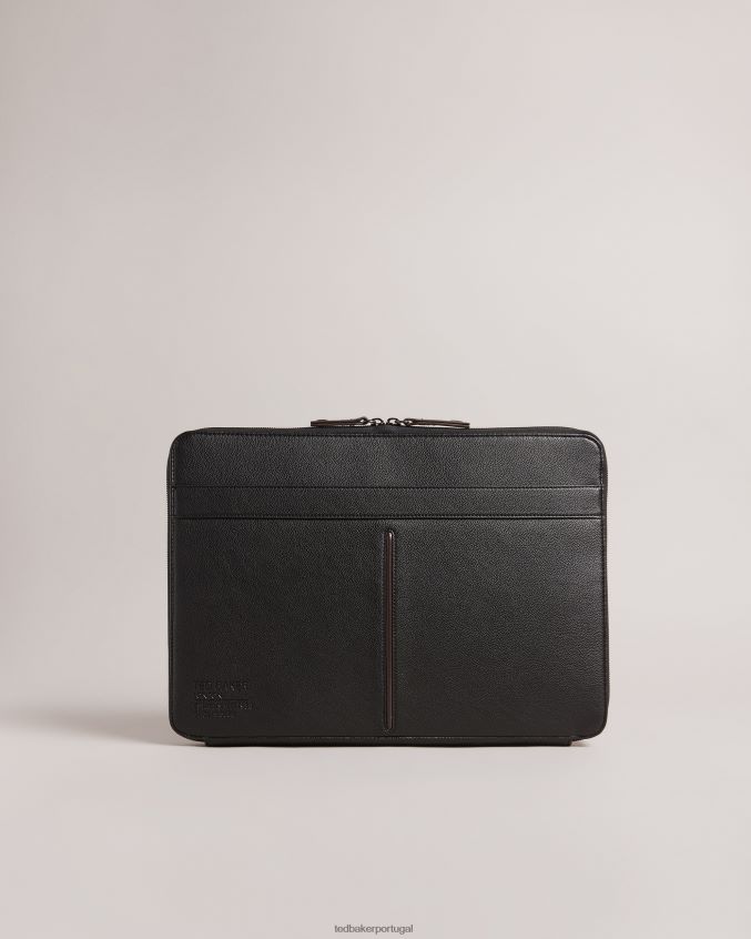 presentes Ted Baker capa para laptop de couro sintético de 15 polegadas ameixa preto homens 8X6HDF2115