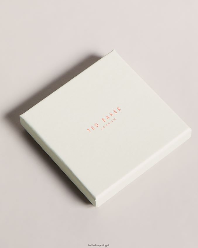 acessórios Ted Baker abotoaduras geométricas presus cor prata homens 8X6HDF1891