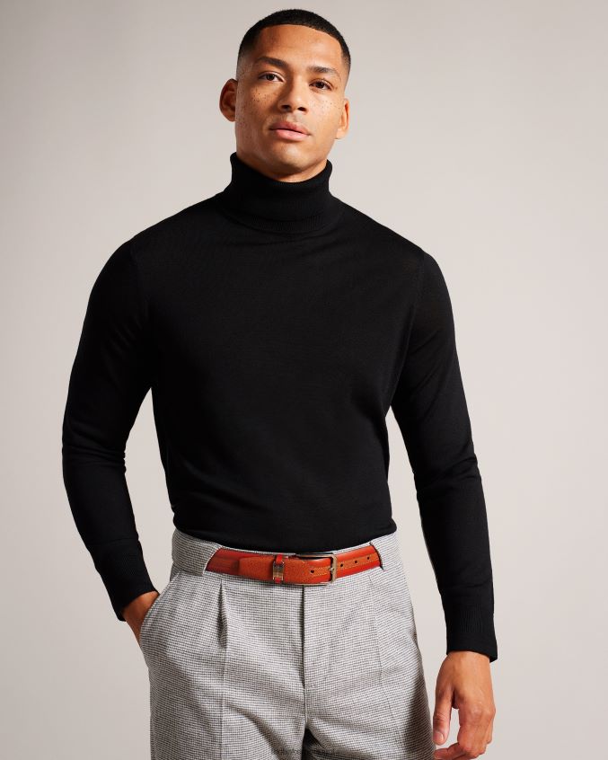 acessórios Ted Baker cinto de couro com textura mista siymon bronzeado homens 8X6HDF1931