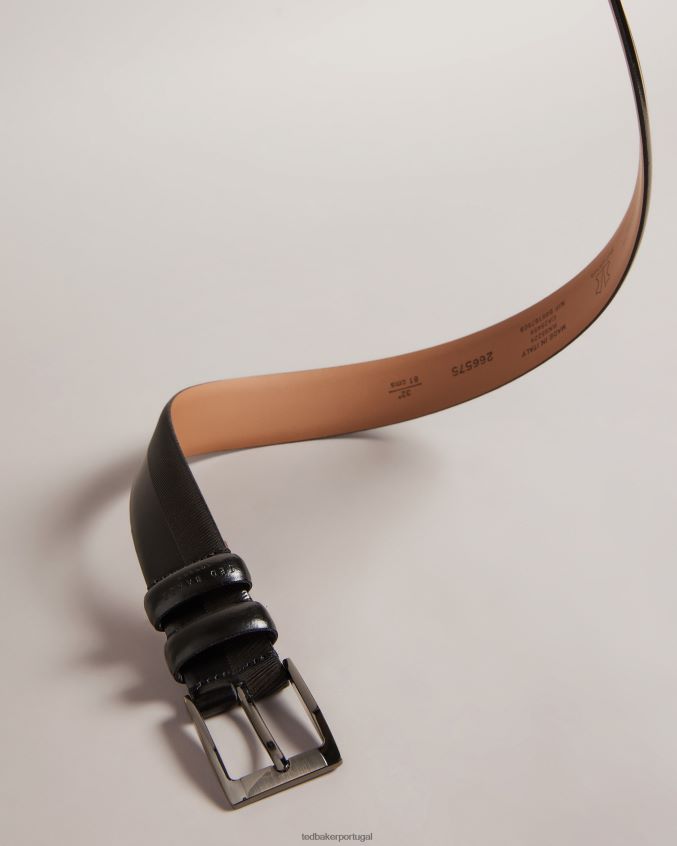 acessórios Ted Baker cinto de couro gravado harvii preto homens 8X6HDF1966