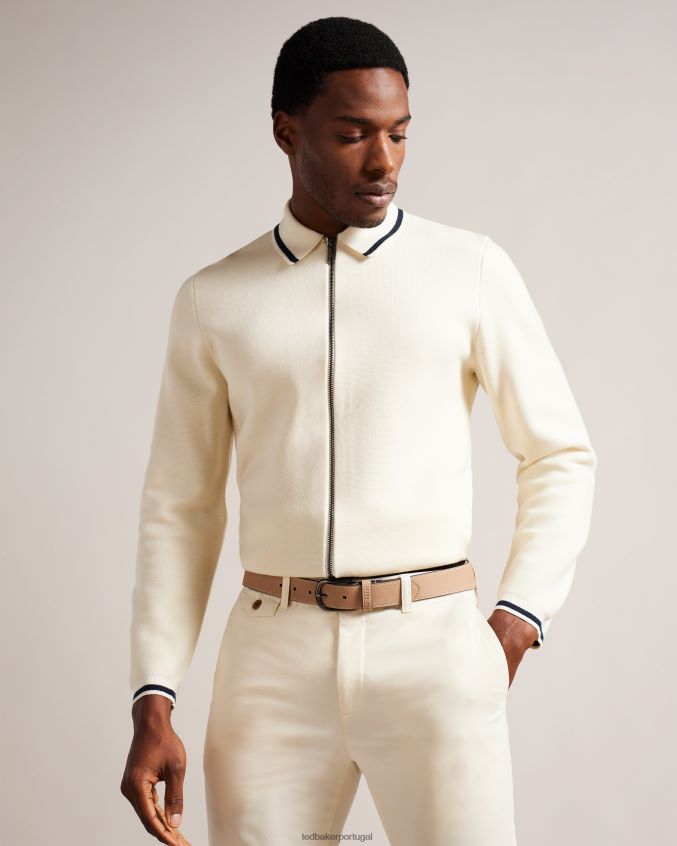 acessórios Ted Baker cinto de couro grisham marrom homens 8X6HDF1832