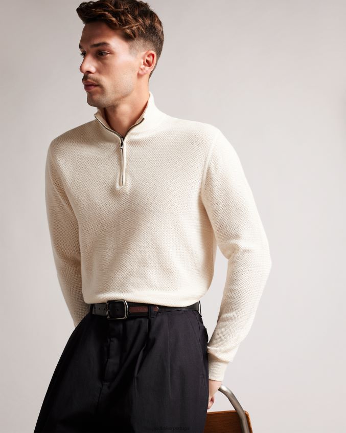 acessórios Ted Baker cinto de couro jaims com detalhe contrastante preto homens 8X6HDF2011