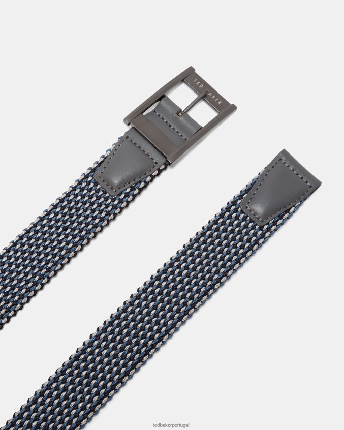 acessórios Ted Baker cinto elástico reversível columm marinha homens 8X6HDF1825