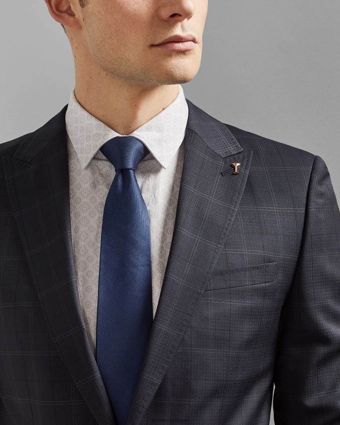 acessórios Ted Baker gravata de seda lisa incrível marinha homens 8X6HDF2051