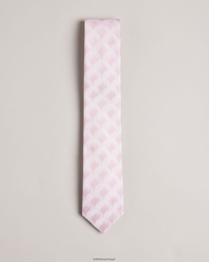 acessórios Ted Baker gravata jacquard hero fan rosa escuro homens 8X6HDF1968