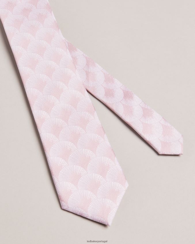acessórios Ted Baker gravata jacquard hero fan rosa escuro homens 8X6HDF1968