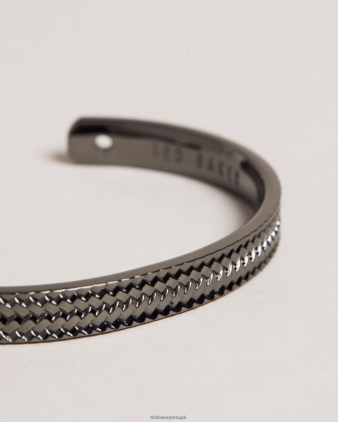 acessórios Ted Baker pulseira de tecido em relevo Gymmy preto homens 8X6HDF1941