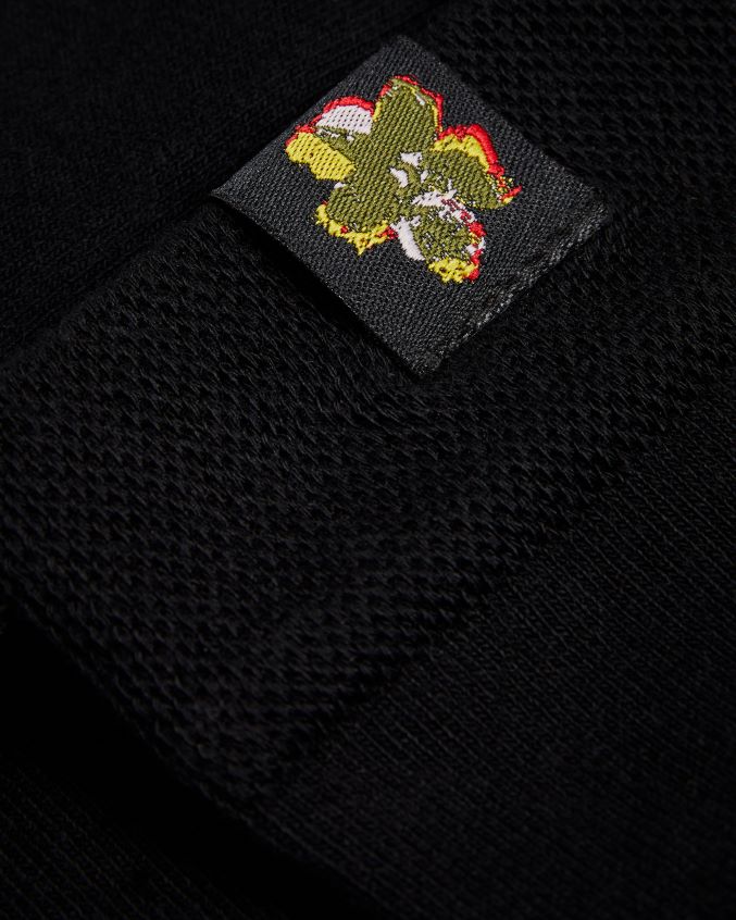 acessórios Ted Baker meia lisa clássica preto homens 8X6HDF1935