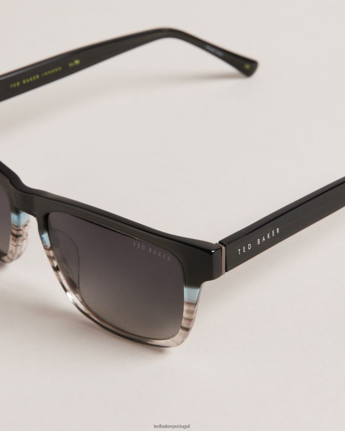 acessórios Ted Baker óculos de sol com armação ombre clássica grystri cinza homens 8X6HDF2015