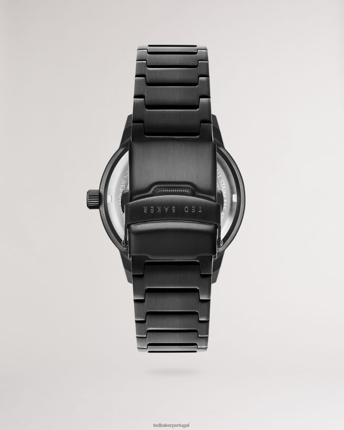 acessórios Ted Baker vigie pulseira pulseira relógio preto homens 8X6HDF1878