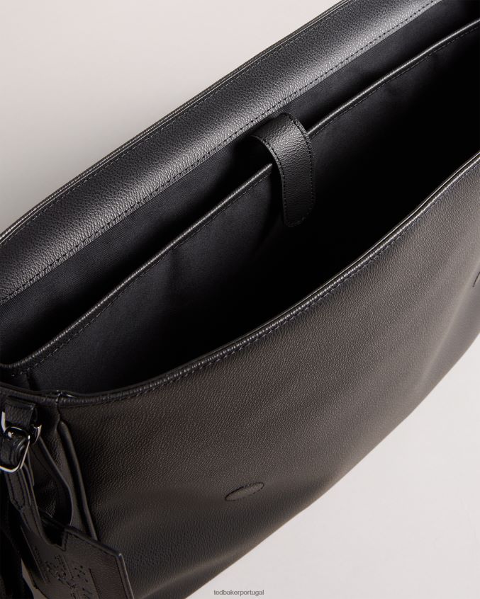 bolsas Ted Baker Bolsa mensageiro Portrey House Check PU marinha homens 8X6HDF1737