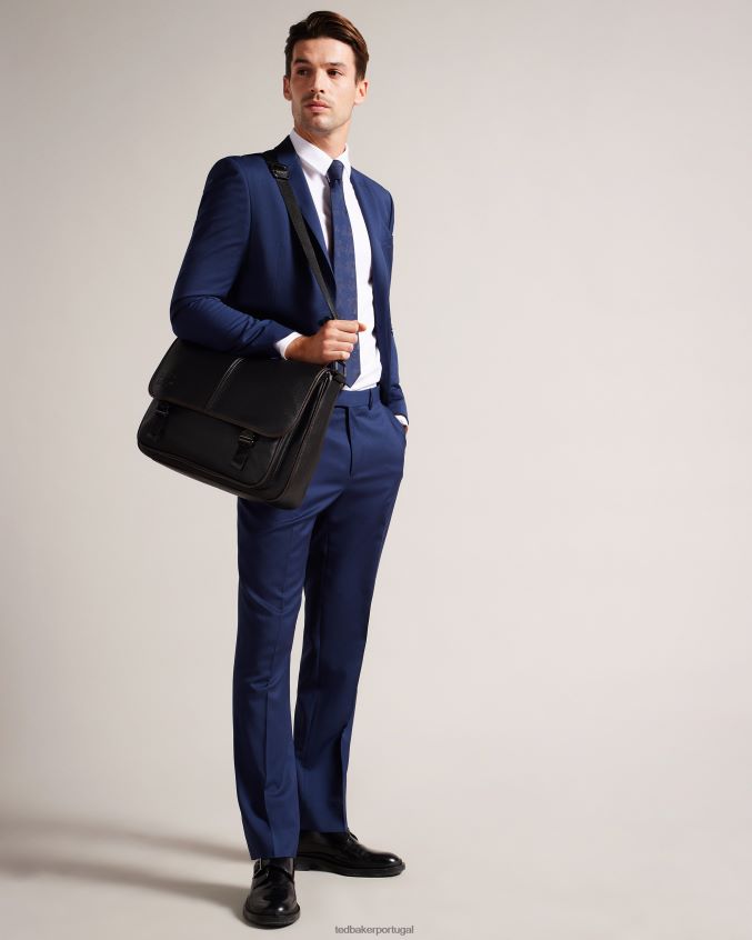 bolsas Ted Baker bolsa carteiro josper couro sintético preto homens 8X6HDF1742