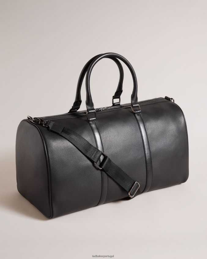 bolsas Ted Baker bolsa canvay em couro texturizado preto homens 8X6HDF1772