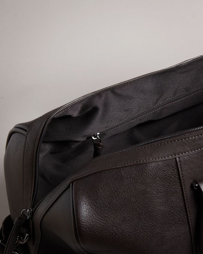 bolsas Ted Baker bolsa listrada evyday em pu brn-choc homens 8X6HDF1769