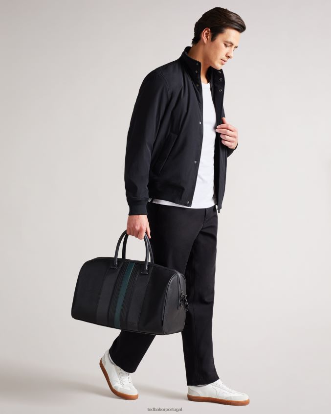 bolsas Ted Baker bolsa listrada evyday em pu preto homens 8X6HDF1755