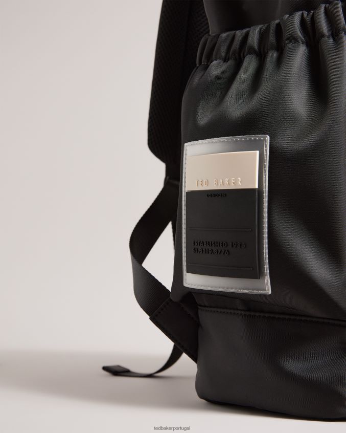 bolsas Ted Baker mochila esportiva retrô matew sarja preto homens 8X6HDF1746