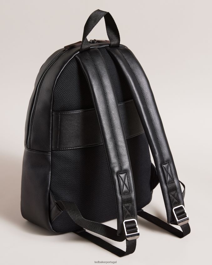 bolsas Ted Baker mochila joss couro sintético preto homens 8X6HDF1771