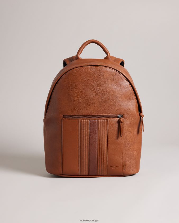 bolsas Ted Baker mochila listrada esentle pu bronzeado homens 8X6HDF1777