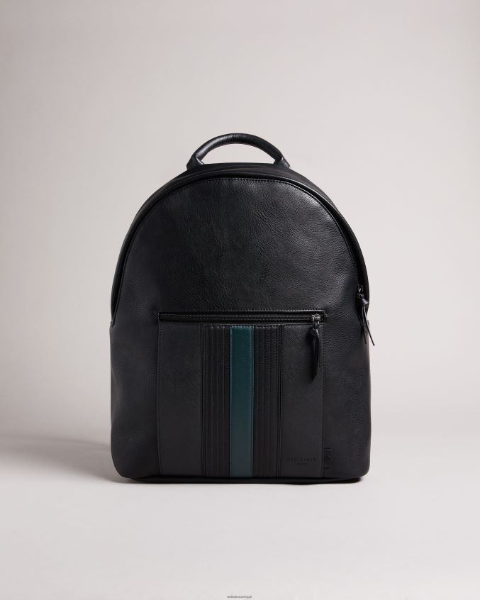 bolsas Ted Baker mochila listrada esentle pu preto homens 8X6HDF1749