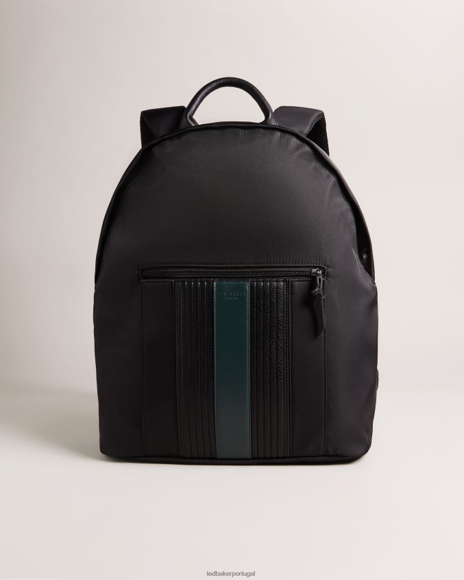 bolsas Ted Baker mochila listrada rucken core sarja pu preto homens 8X6HDF1783