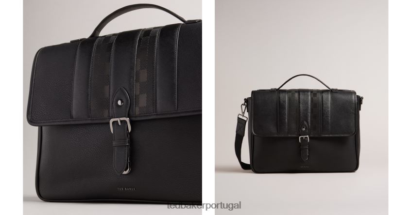 bolsas Ted Baker bolsa wayvees house check pu preto homens 8X6HDF1768