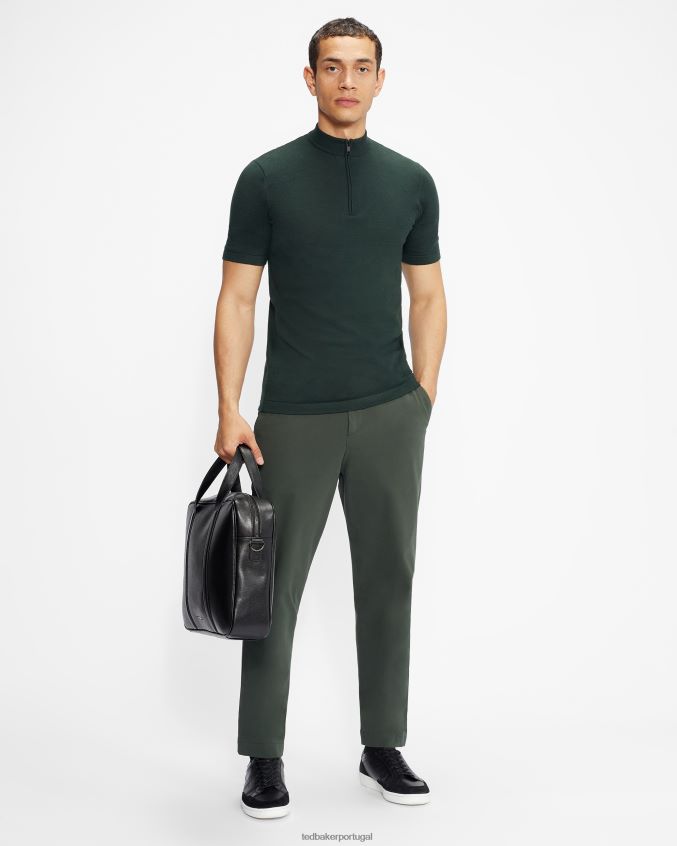 bolsas Ted Baker bolsa para documentos strath saffiano em couro preto homens 8X6HDF1765