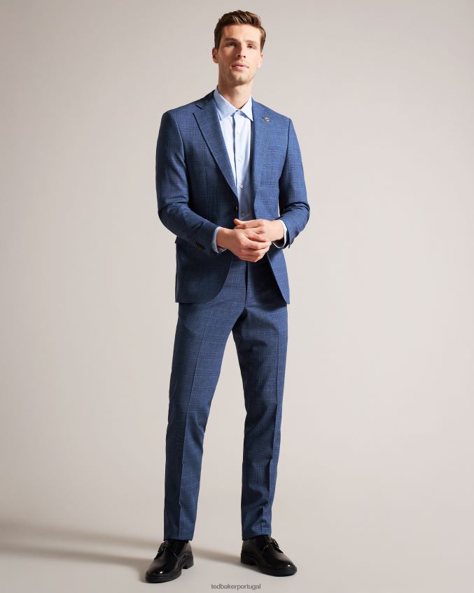 roupas Ted Baker calça drydent azul marinho marinha homens 8X6HDF1594