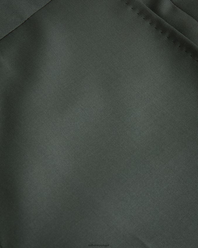 roupas Ted Baker calças de terno de lã pura lappet verde homens 8X6HDF1417