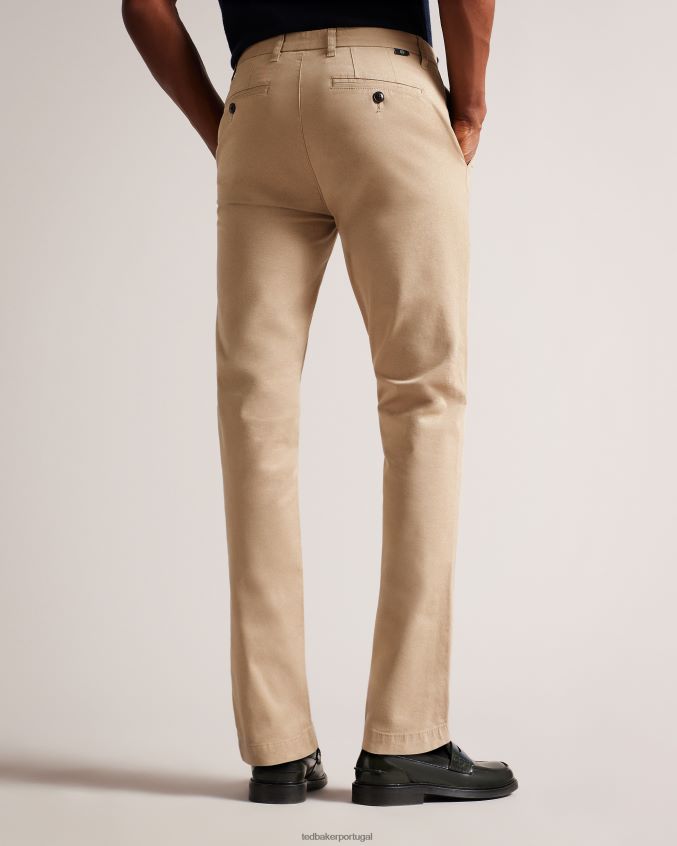roupas Ted Baker calça chino genay slim pedra homens 8X6HDF1395