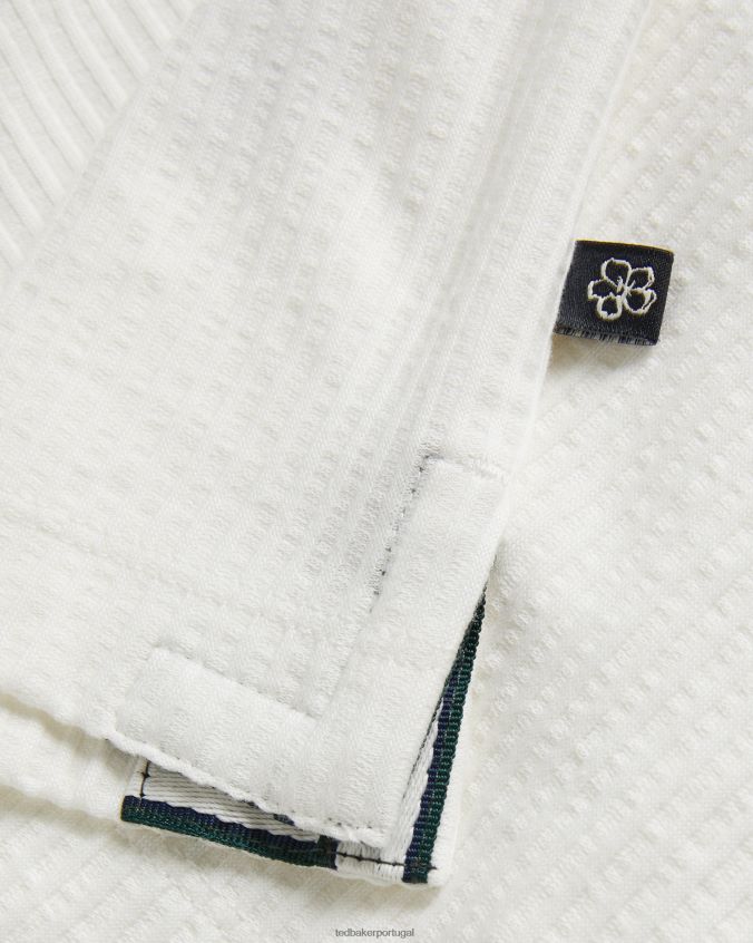 roupas Ted Baker camisa polo arkes regular fit branco homens 8X6HDF1393