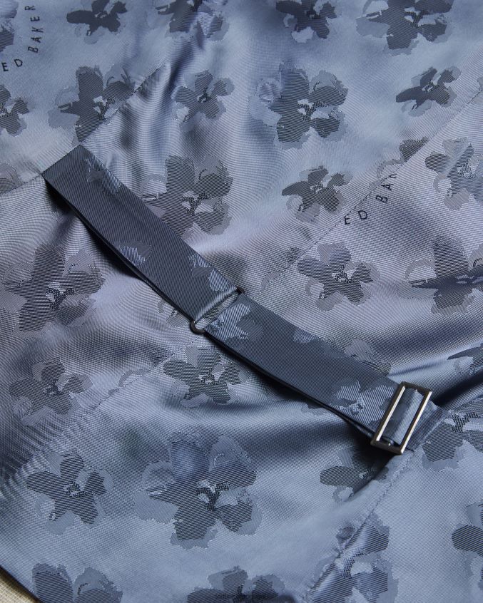 roupas Ted Baker colete cruzado de lã artimwr pedra homens 8X6HDF1557