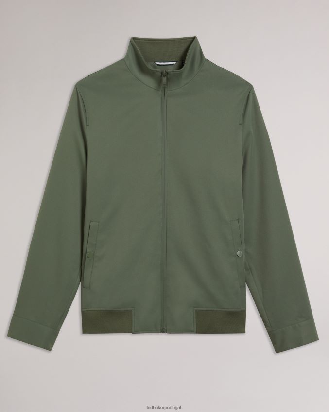 roupas Ted Baker jaqueta bomber de nylon arzona cáqui homens 8X6HDF1508