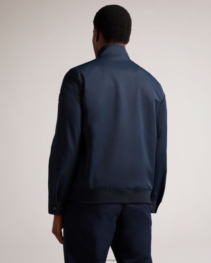 roupas Ted Baker jaqueta bomber de nylon arzona marinha homens 8X6HDF1366