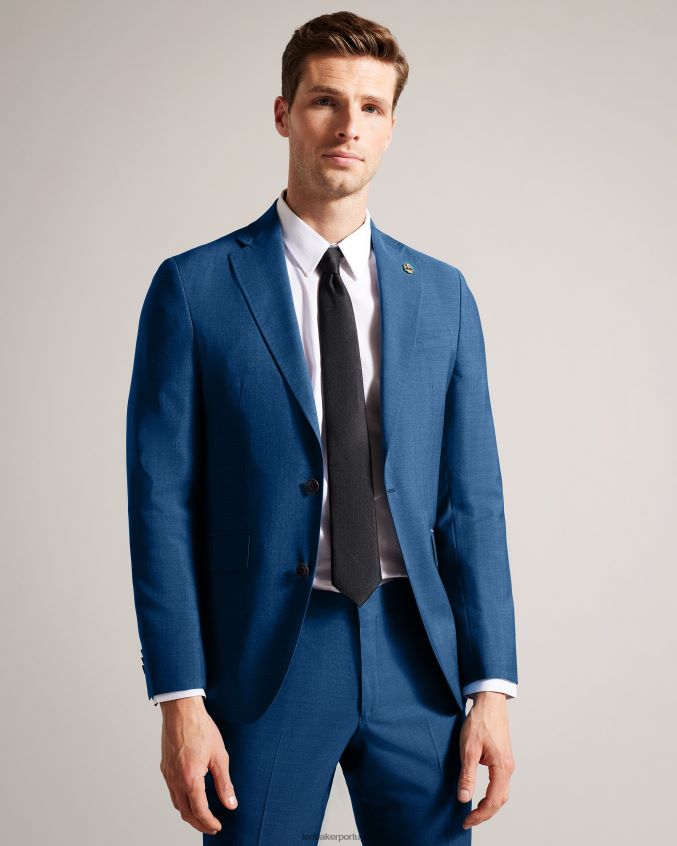roupas Ted Baker jaqueta de pele de tubarão azul marinho siouxj marinha homens 8X6HDF1431