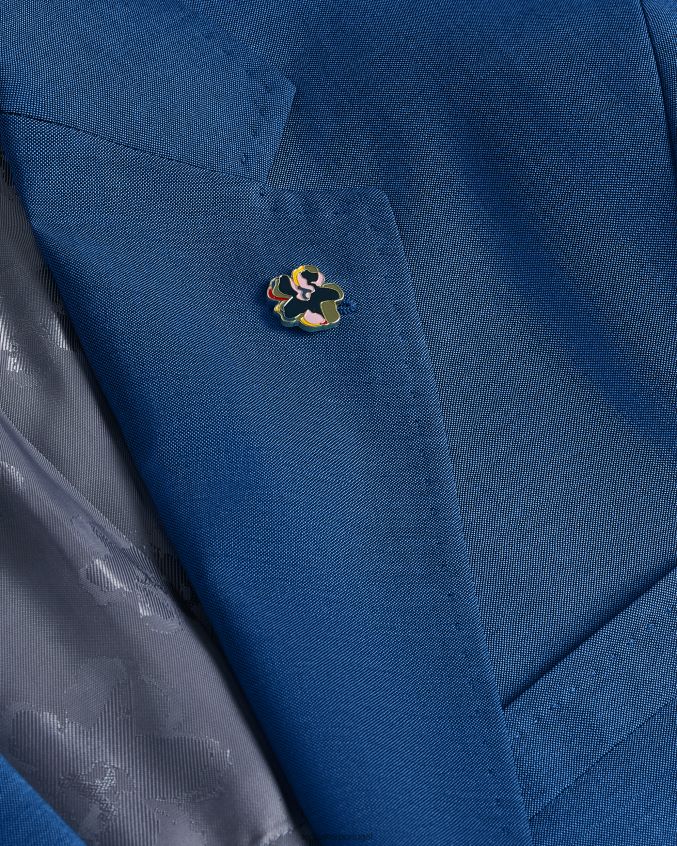 roupas Ted Baker jaqueta de pele de tubarão azul marinho siouxj marinha homens 8X6HDF1431