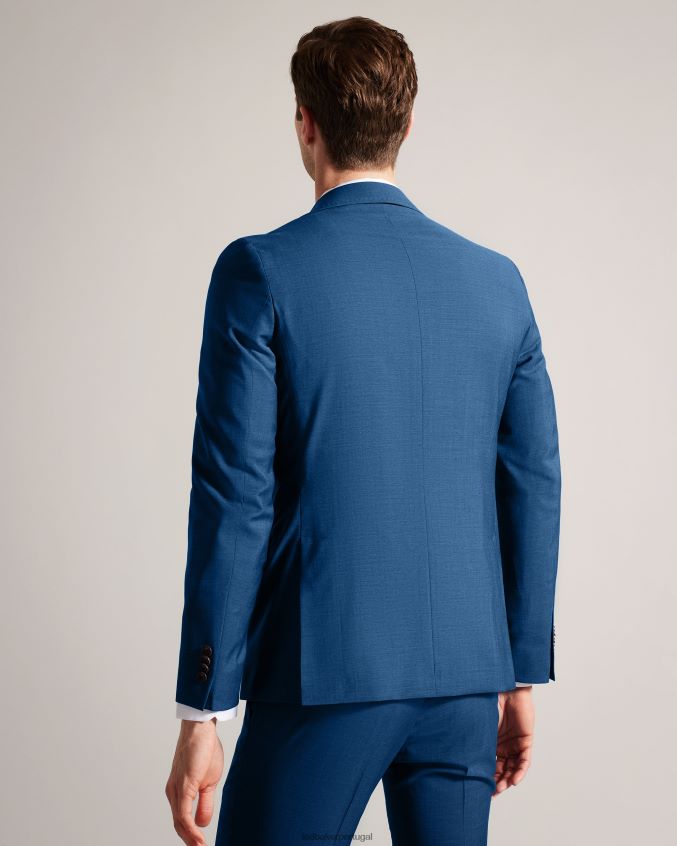 roupas Ted Baker jaqueta de pele de tubarão azul marinho siouxj marinha homens 8X6HDF1431