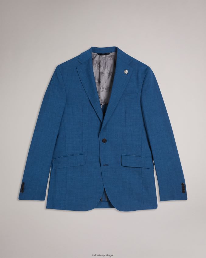roupas Ted Baker jaqueta de pele de tubarão azul marinho siouxj marinha homens 8X6HDF1431