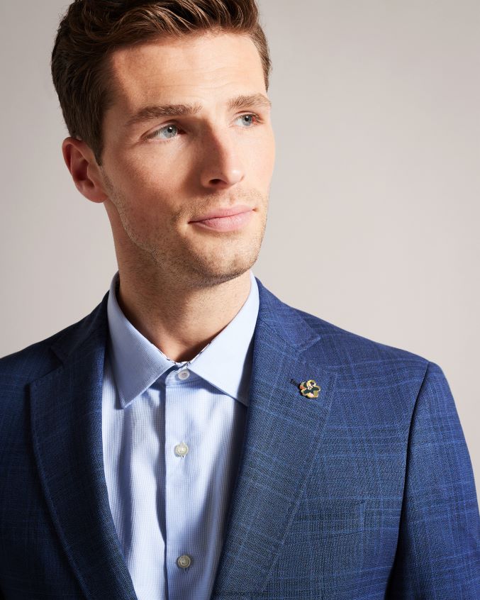 roupas Ted Baker jaqueta drydenj azul marinho marinha homens 8X6HDF1483