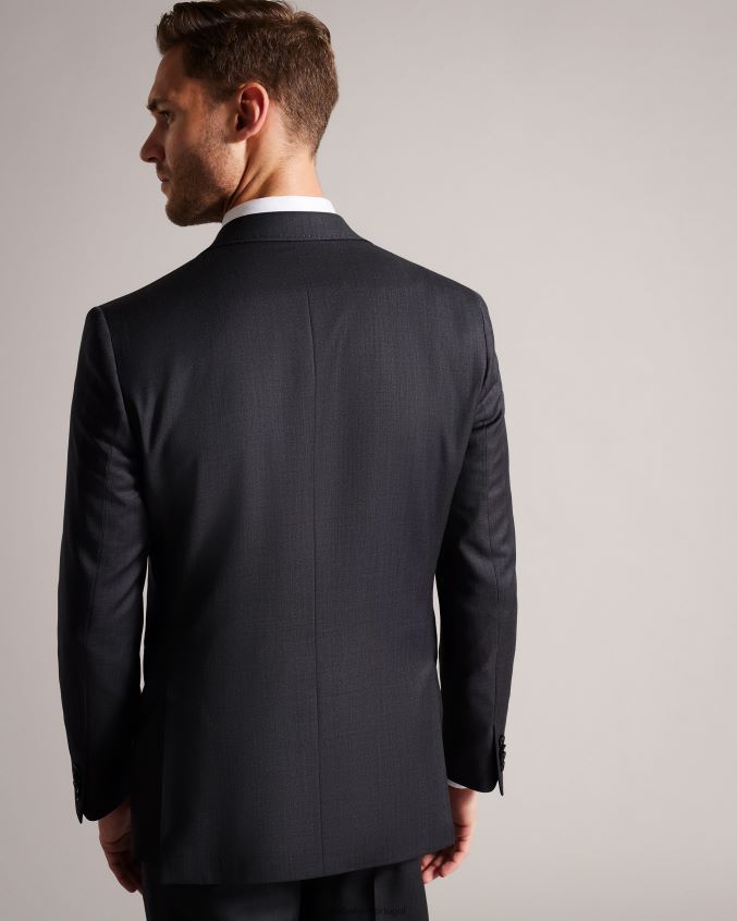 roupas Ted Baker jaqueta jvjktbl slim fit cinza homens 8X6HDF1447