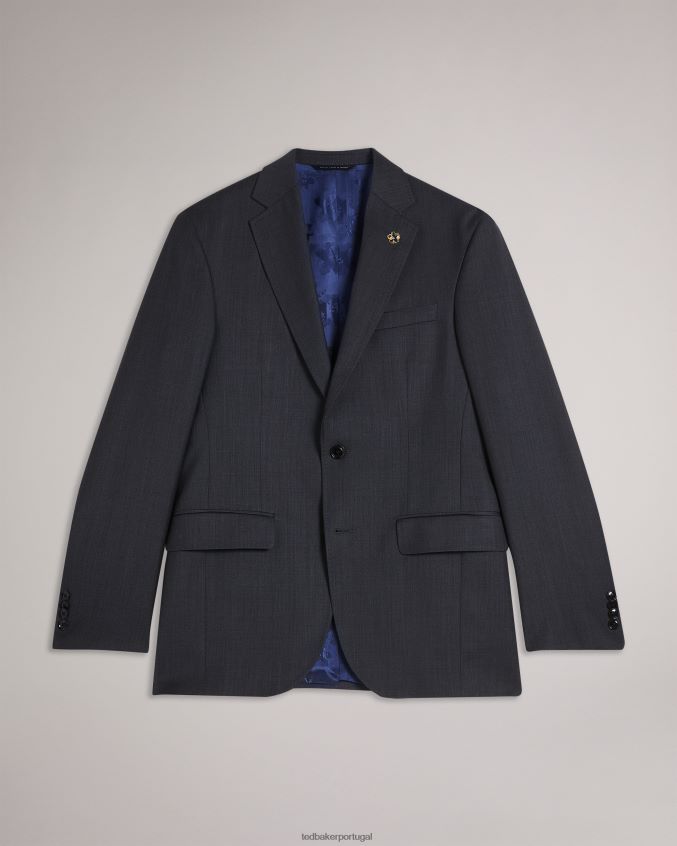 roupas Ted Baker jaqueta jvjktbl slim fit cinza homens 8X6HDF1447