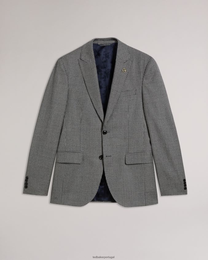 roupas Ted Baker jaqueta mono xadrez jvcjj preto homens 8X6HDF1580