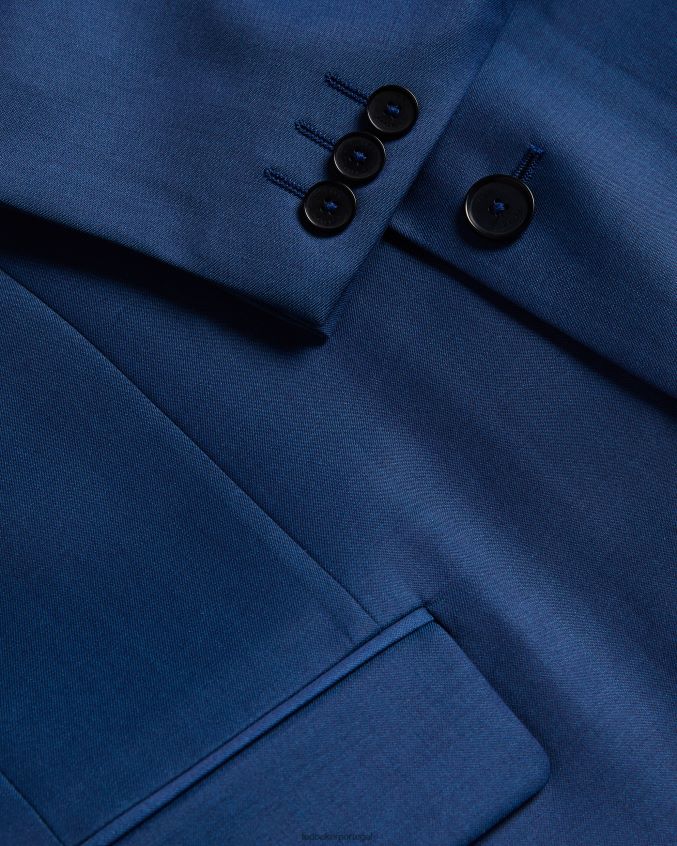 roupas Ted Baker jaqueta trespassada atlowj azul claro homens 8X6HDF1214