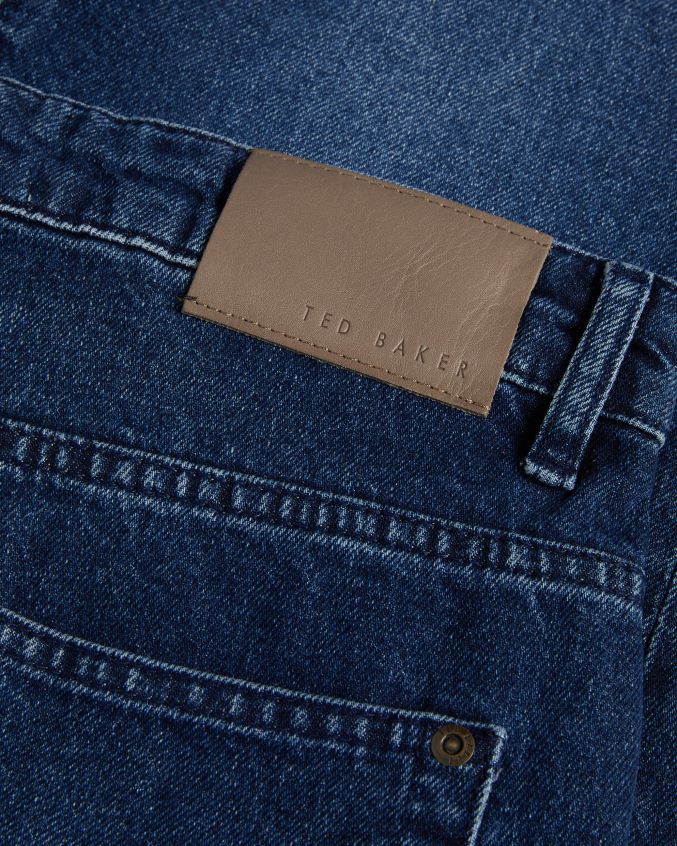 roupas Ted Baker calça jeans skinny strtfo azul médio homens 8X6HDF1438