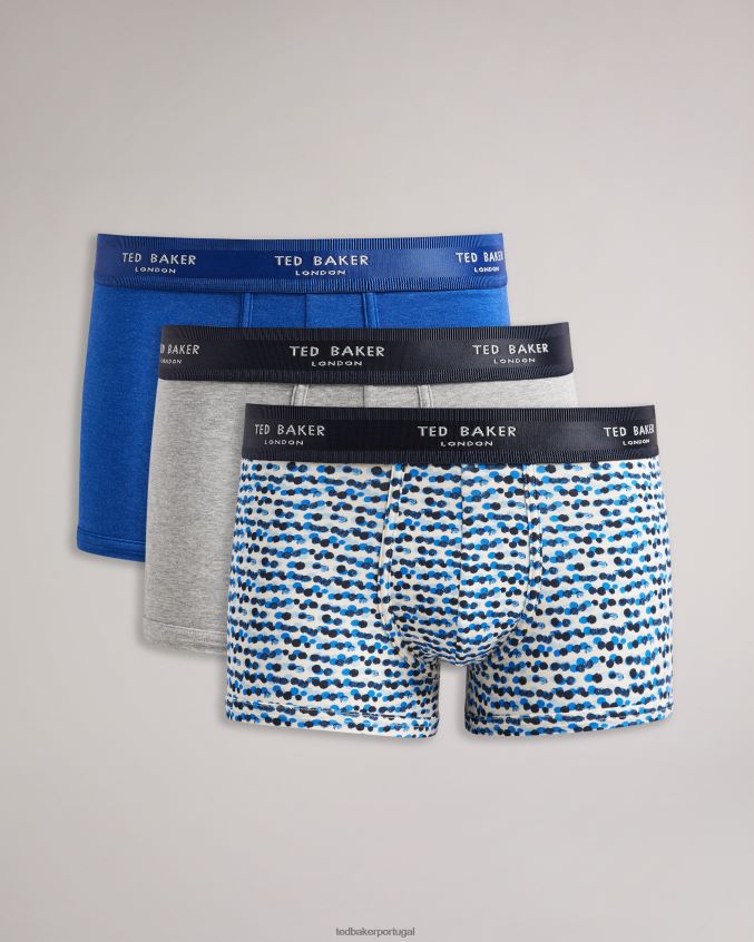 roupas Ted Baker crflk pacote com 3 cuecas de tronco sortidas sortido homens 8X6HDF1610