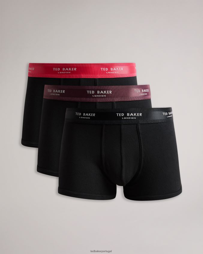 roupas Ted Baker timeo 3 pack de baús variados preto homens 8X6HDF1364