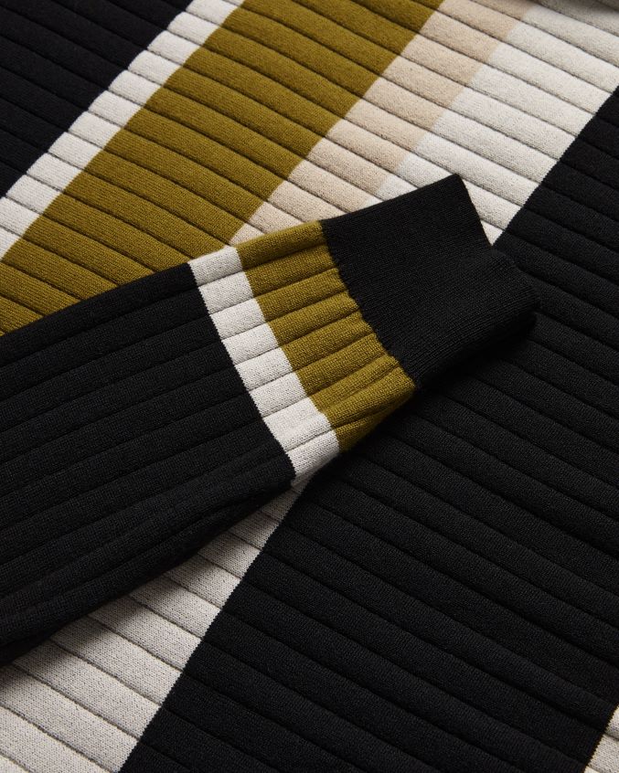 roupas Ted Baker macacão listrado manga longa com corte regular natural homens 8X6HDF1270